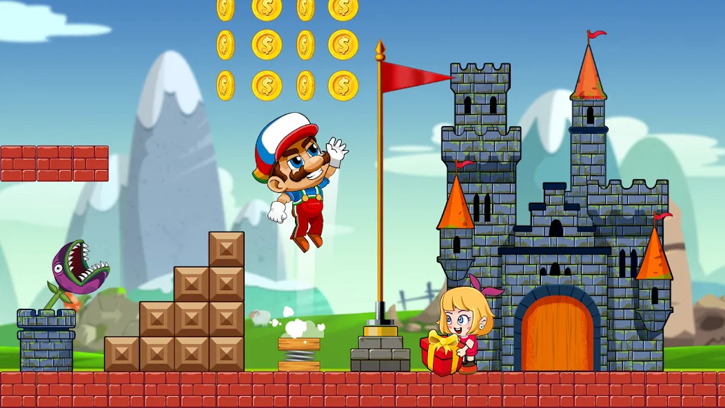 Super Bean Bros: Running Games (Супер Бин Приключение)  [МОД Unlimited Money] Screenshot 3