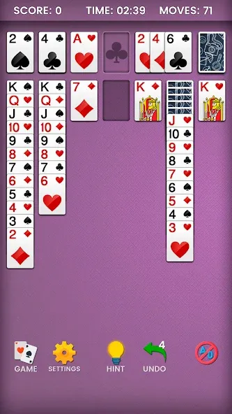 Klondike Solitaire (Клондайк солитер)  [МОД Mega Pack] Screenshot 3