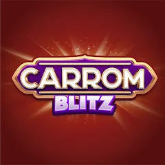 Скачать взломанную Carrom Blitz: Win Rewards (Карром Блиц)  [МОД Много монет] - стабильная версия apk на Андроид