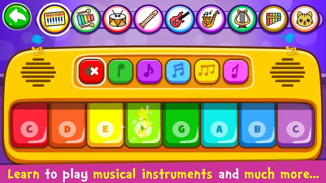 Piano Kids - Music & Songs  [МОД Unlocked] Screenshot 1