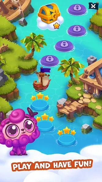 Pirate Treasures: Jewel & Gems  [МОД Бесконечные монеты] Screenshot 1