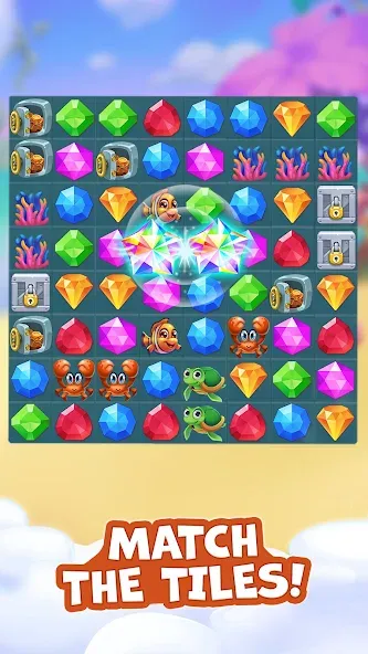 Pirate Treasures: Jewel & Gems  [МОД Бесконечные монеты] Screenshot 5