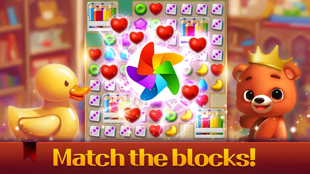 Toy Bear Sweet POP: Match 3 (Той Бир Свит ПОП)  [МОД Бесконечные деньги] Screenshot 2