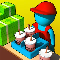 Взломанная My Mini Boba Tea Cafe Tycoon (Экстримные Гонки на Велосипедах)  [МОД Бесконечные монеты] - полная версия apk на Андроид