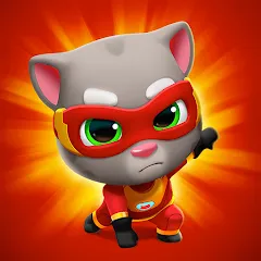 Скачать взлом Talking Tom Hero Dash  [МОД Menu] - стабильная версия apk на Андроид