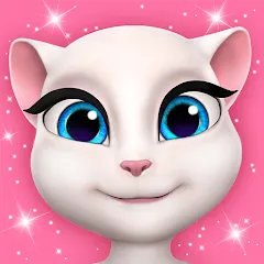 Скачать взлом My Talking Angela  [МОД Menu] - стабильная версия apk на Андроид