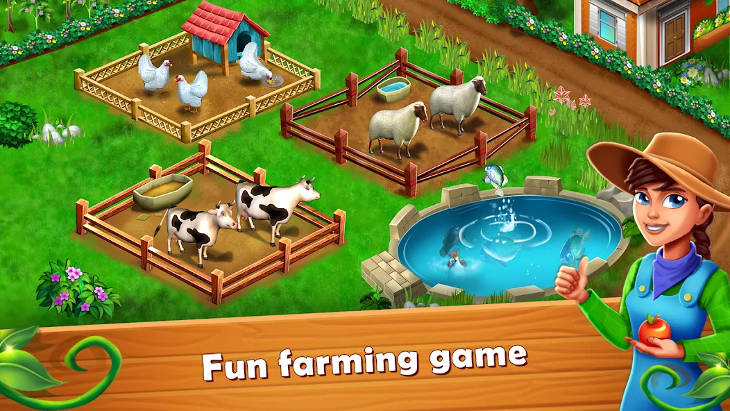 Farm Fest : Farming Games (Фарм Фест)  [МОД Unlocked] Screenshot 1