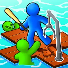 Скачать взломанную Zombie Raft (Зомби Рафт)  [МОД Много денег] - стабильная версия apk на Андроид
