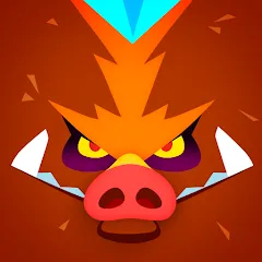 Взломанная Tiny Hunters - Monsters Attack (Тини Хантерс)  [МОД Unlocked] - полная версия apk на Андроид