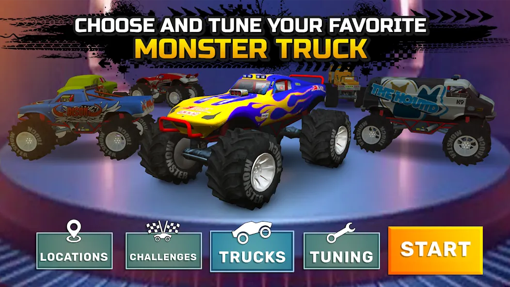 Monster truck: Extreme racing  [МОД Меню] Screenshot 5