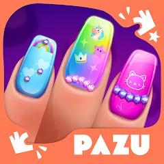 Взломанная Girls Nail Salon - Kids Games  [МОД Много денег] - последняя версия apk на Андроид