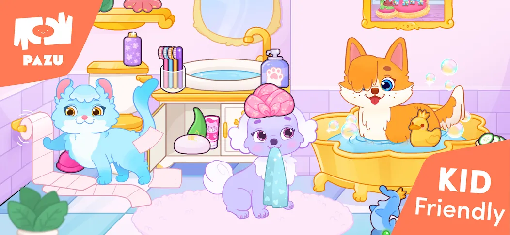 Princess Palace Pets World  [МОД Бесконечные монеты] Screenshot 2