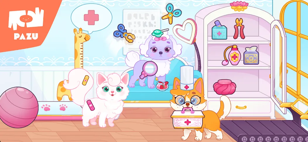 Princess Palace Pets World  [МОД Бесконечные монеты] Screenshot 3