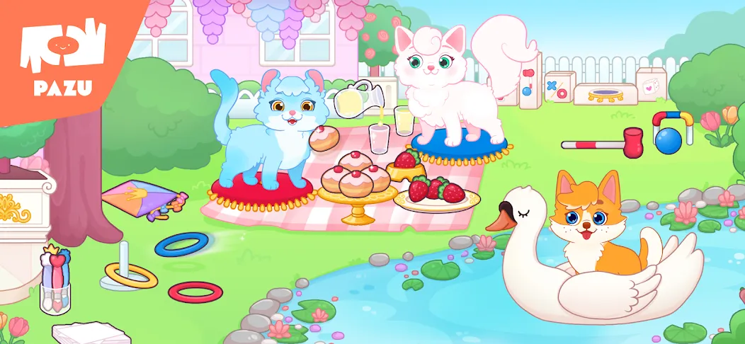 Princess Palace Pets World  [МОД Бесконечные монеты] Screenshot 5