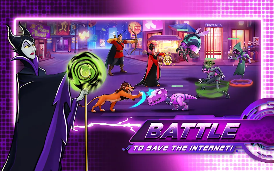 Disney Heroes: Battle Mode (Дисней Хироус)  [МОД Бесконечные монеты] Screenshot 1