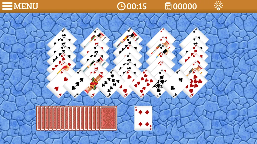 Golf Solitaire Multi CardsGame (Гольф Солитер Мульти КардсГейм)  [МОД Бесконечные монеты] Screenshot 3