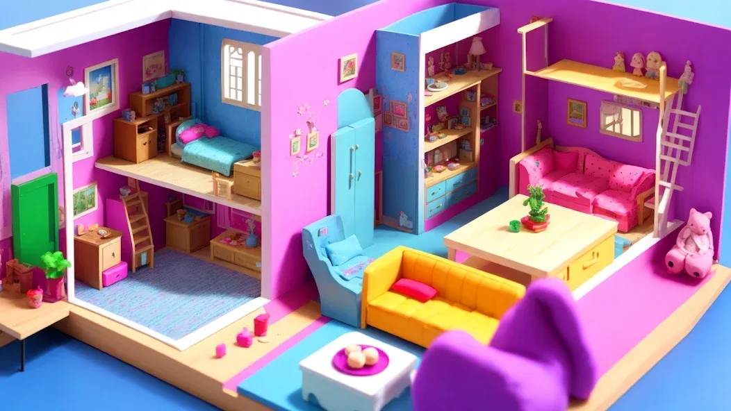 Doll House Design: Girl Games (Долл Хаус Дизайн)  [МОД Menu] Screenshot 4