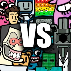 Взломанная Cartoon Battle  [МОД Много монет] - стабильная версия apk на Андроид