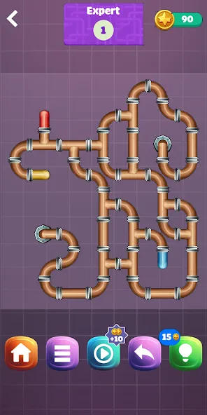 Pipe Puzzle Connect (Пайп Пазл Коннект)  [МОД Mega Pack] Screenshot 4