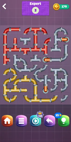 Pipe Puzzle Connect (Пайп Пазл Коннект)  [МОД Mega Pack] Screenshot 5