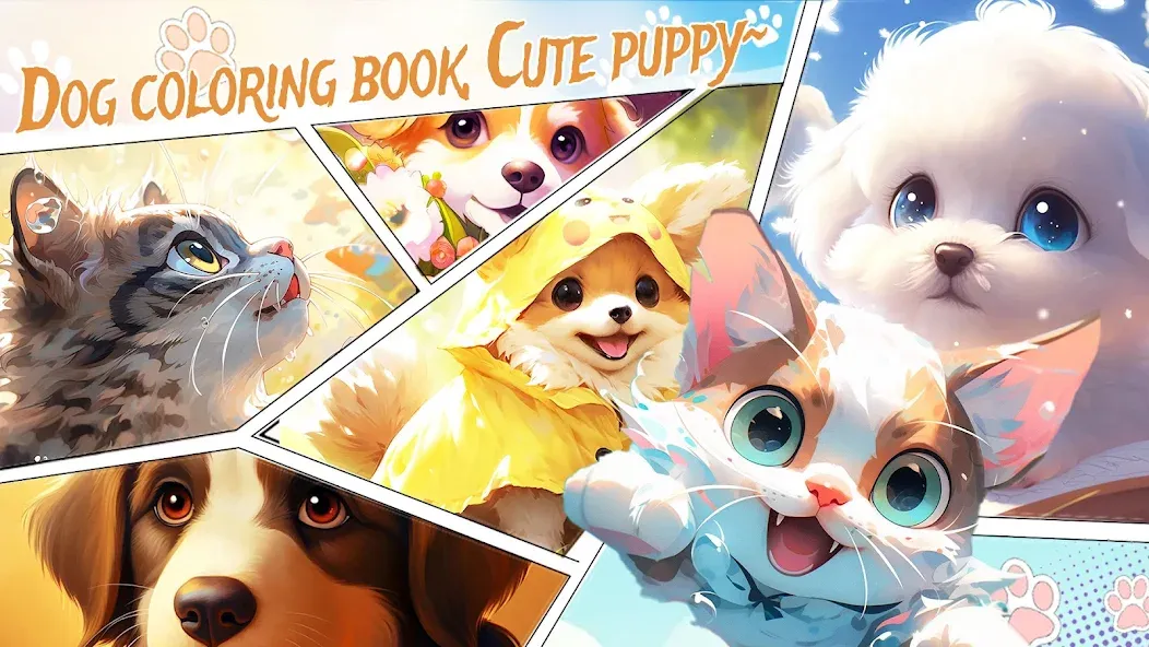 Dog Coloring, Color by number  [МОД Много денег] Screenshot 5