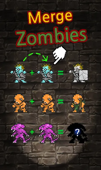 Grow Zombie VIP : Merge Zombie  [МОД Много монет] Screenshot 1