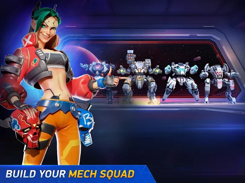 Mech Arena - Shooting Game (Мех Арена)  [МОД Бесконечные деньги] Screenshot 1