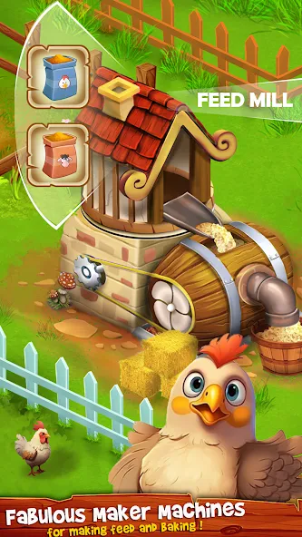 Country Valley Farming Game (Парадайз Хей Фарм Айленд)  [МОД Menu] Screenshot 2