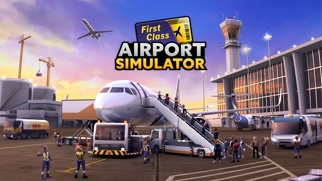 Airport Simulator: Tycoon Inc. (Эйрпорт Симулятор)  [МОД Бесконечные деньги] Screenshot 1