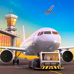 Взломанная Airport Simulator: Tycoon Inc. (Эйрпорт Симулятор)  [МОД Бесконечные деньги] - полная версия apk на Андроид