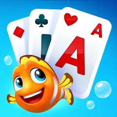 Взломанная Fishdom Solitaire (Фишдом Солитер)  [МОД Бесконечные монеты] - последняя версия apk на Андроид