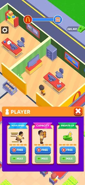 My Burger Shop: Burger Games (Май Бургер Шоп Игры)  [МОД Unlimited Money] Screenshot 4