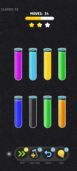 Color Water Sort Puzzle Games (Цветные игры сортировки воды)  [МОД Menu] Screenshot 2