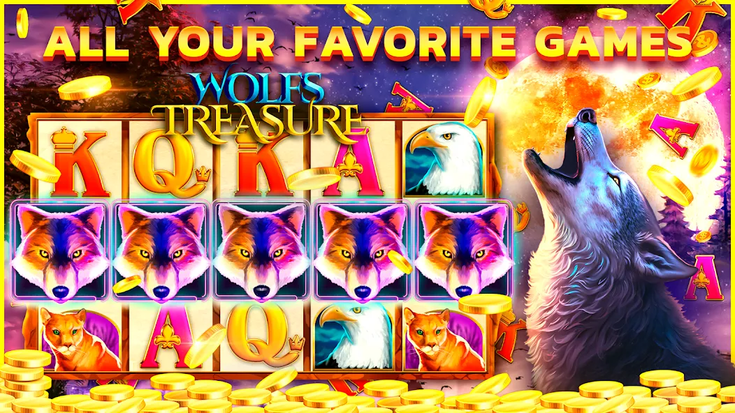 Legandary slots Casino Games  [МОД Unlocked] Screenshot 1