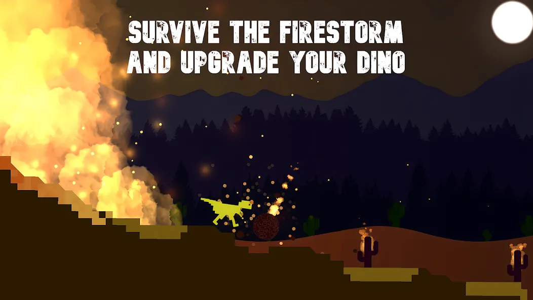 Dino Run Survival (Дино Ран Сурвайвал)  [МОД Все открыто] Screenshot 5