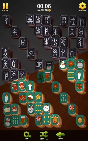 Mahjong Blossom Solitaire  [МОД Меню] Screenshot 5