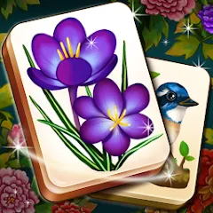 Скачать взлом Mahjong Blossom Solitaire  [МОД Меню] - полная версия apk на Андроид