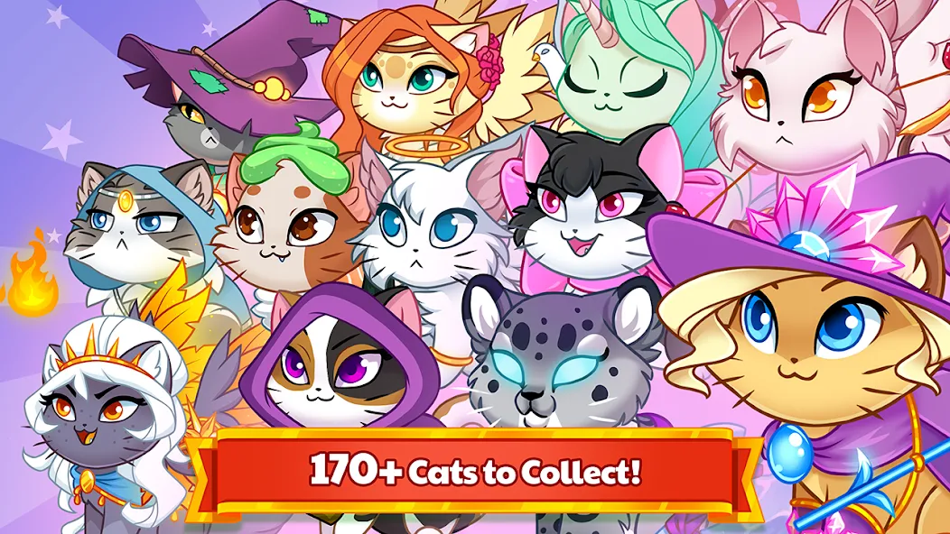 Castle Cats - Idle Hero RPG (Кэстл Кэтс)  [МОД Menu] Screenshot 4