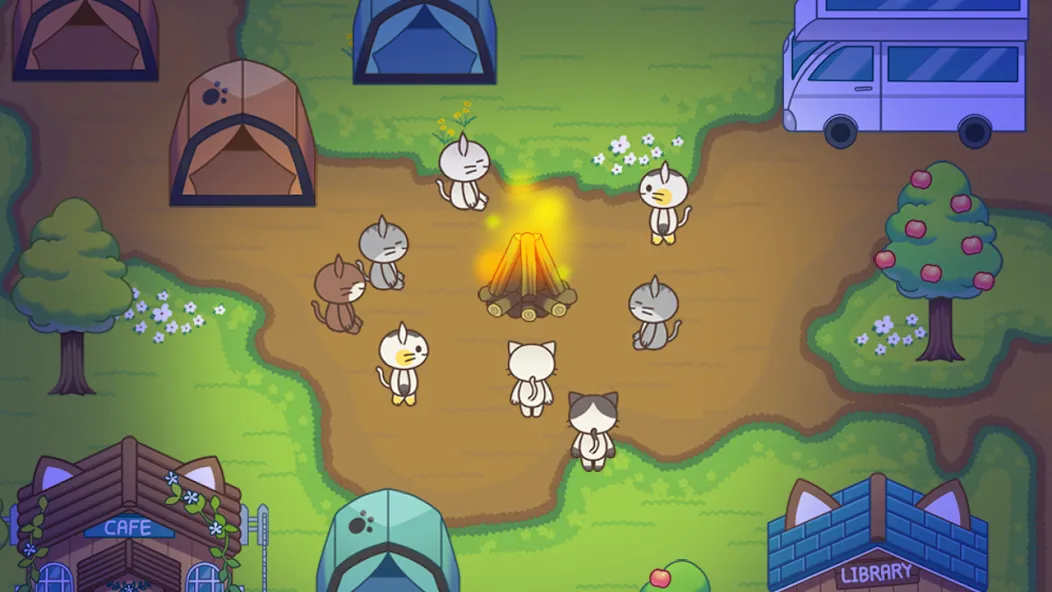 Cat Forest - Healing Camp  [МОД Mega Pack] Screenshot 5