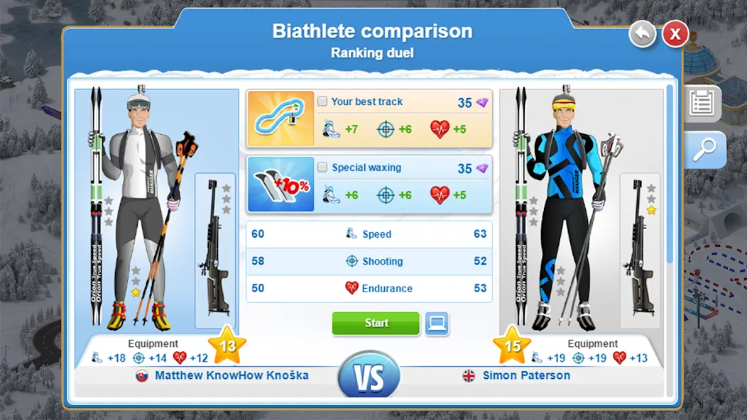 Biathlon Mania (Биатлон Мания)  [МОД Много денег] Screenshot 5