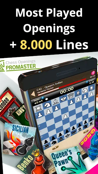 Chess Openings Promaster  [МОД Бесконечные монеты] Screenshot 4