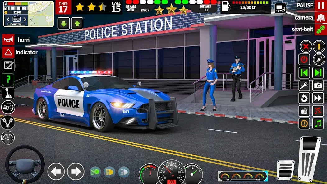 City Police Car Driving Games  [МОД Unlocked] Screenshot 1