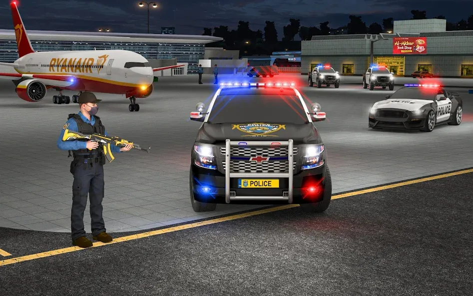 City Police Car Driving Games  [МОД Unlocked] Screenshot 4