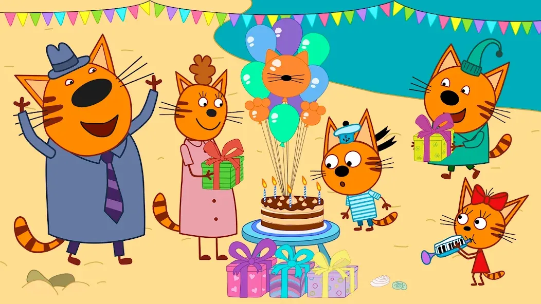 Kid-E-Cats: Kids birthday  [МОД Unlimited Money] Screenshot 5