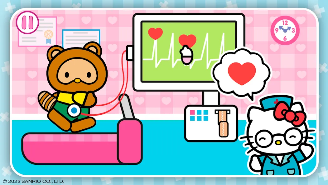 Hello Kitty: Kids Hospital (Хелло Китти)  [МОД Бесконечные монеты] Screenshot 5