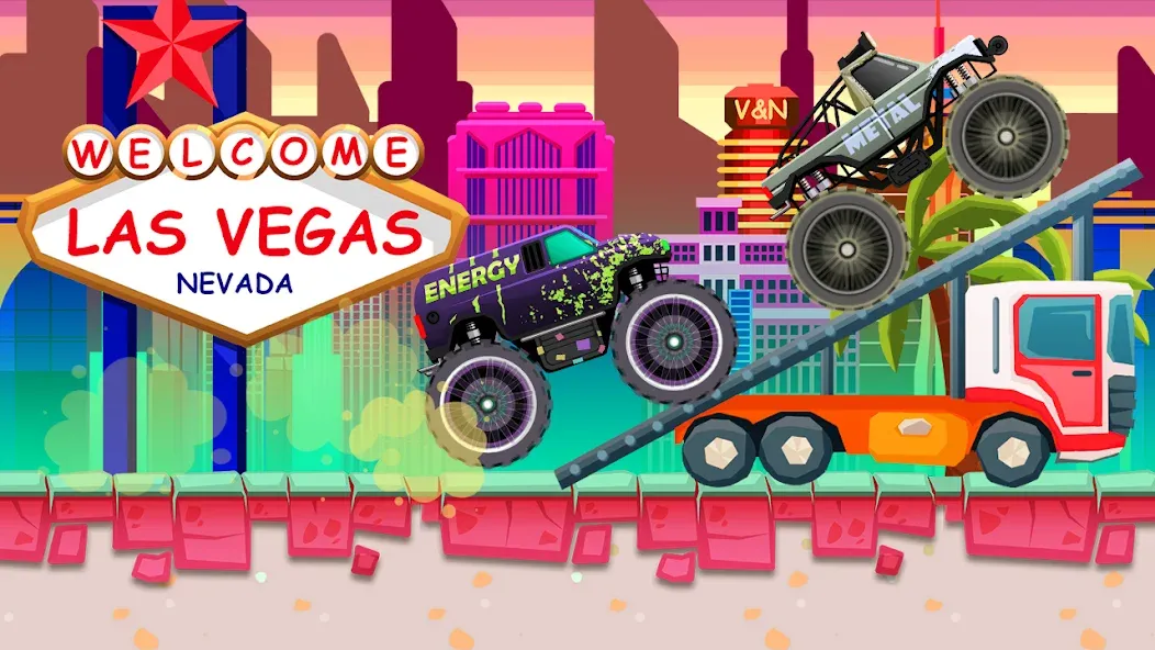 Monster Truck Vlad & Niki  [МОД Unlocked] Screenshot 5