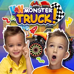 Взлом Monster Truck Vlad & Niki  [МОД Unlocked] - стабильная версия apk на Андроид