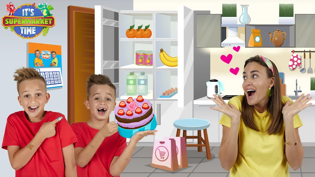 Vlad & Niki Supermarket game  [МОД Бесконечные деньги] Screenshot 5