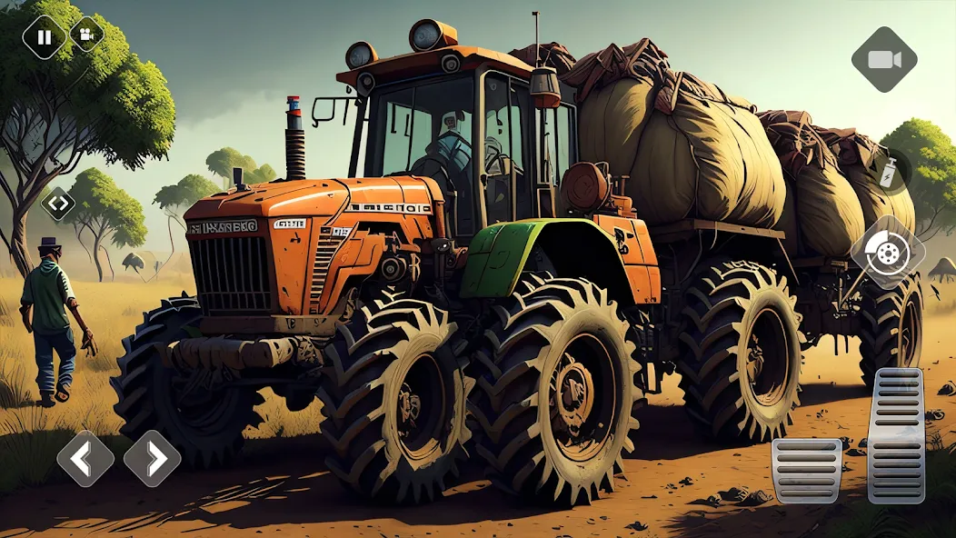 Tractor Driving Games: Farming  [МОД Много денег] Screenshot 2