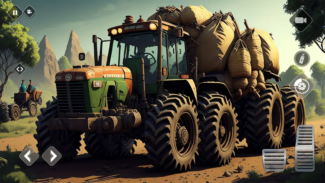 Tractor Driving Games: Farming  [МОД Много денег] Screenshot 4